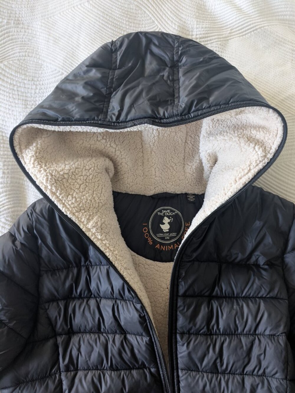 Save the Duck Lightweight Puffer Jacket – Women’s 2/M - Picture 3 of 6
